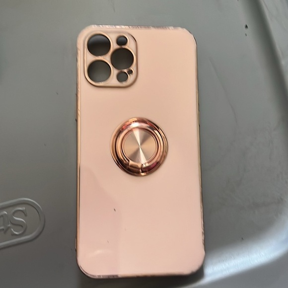 iPhone 14 LOT Pro Max Phone Cases Cute LUXURY ELECTROPLATED RING GRIP PHONE CASE - Picture 3 of 5